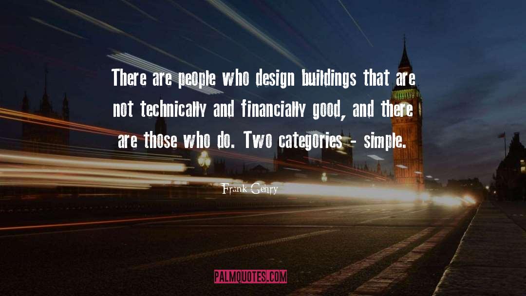 Financially quotes by Frank Gehry
