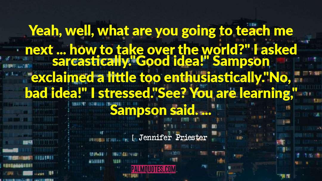 Financially Stressed quotes by Jennifer Priester
