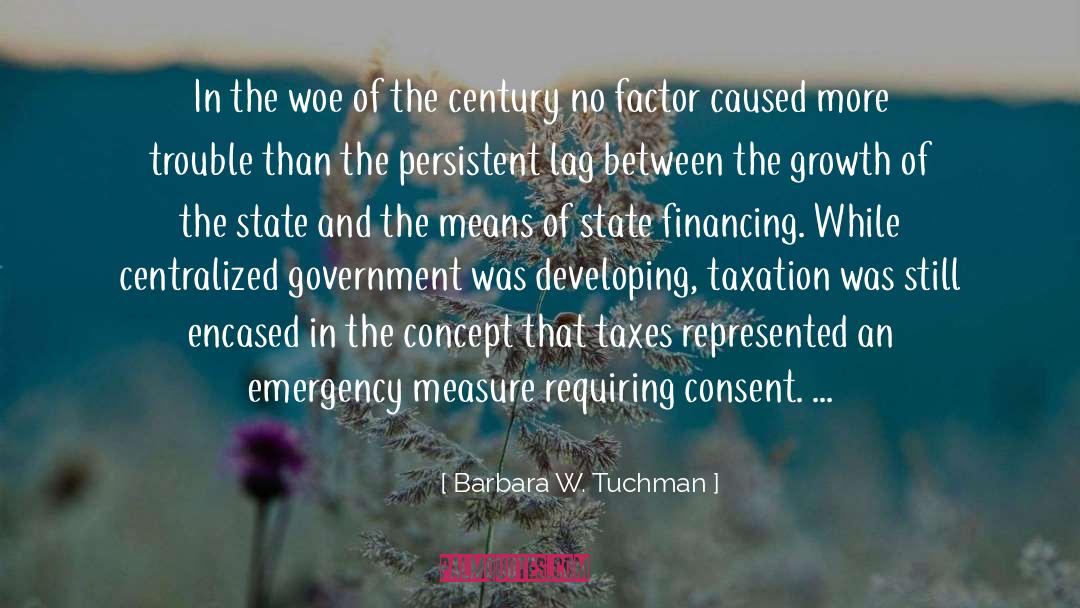Financing quotes by Barbara W. Tuchman