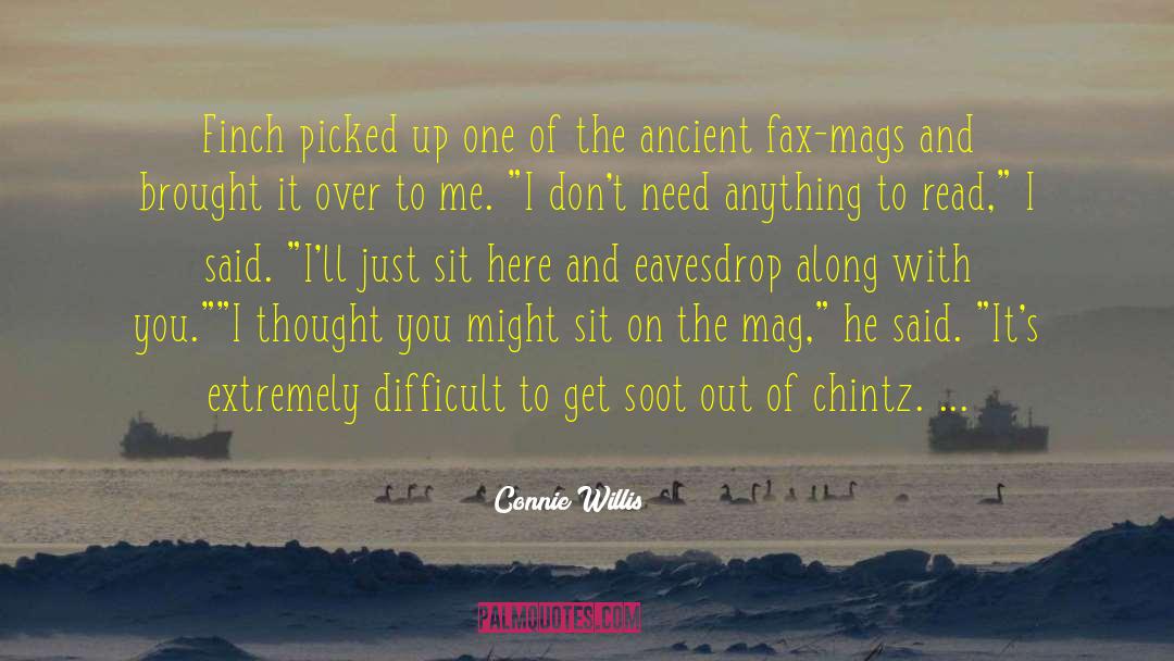 Finch quotes by Connie Willis