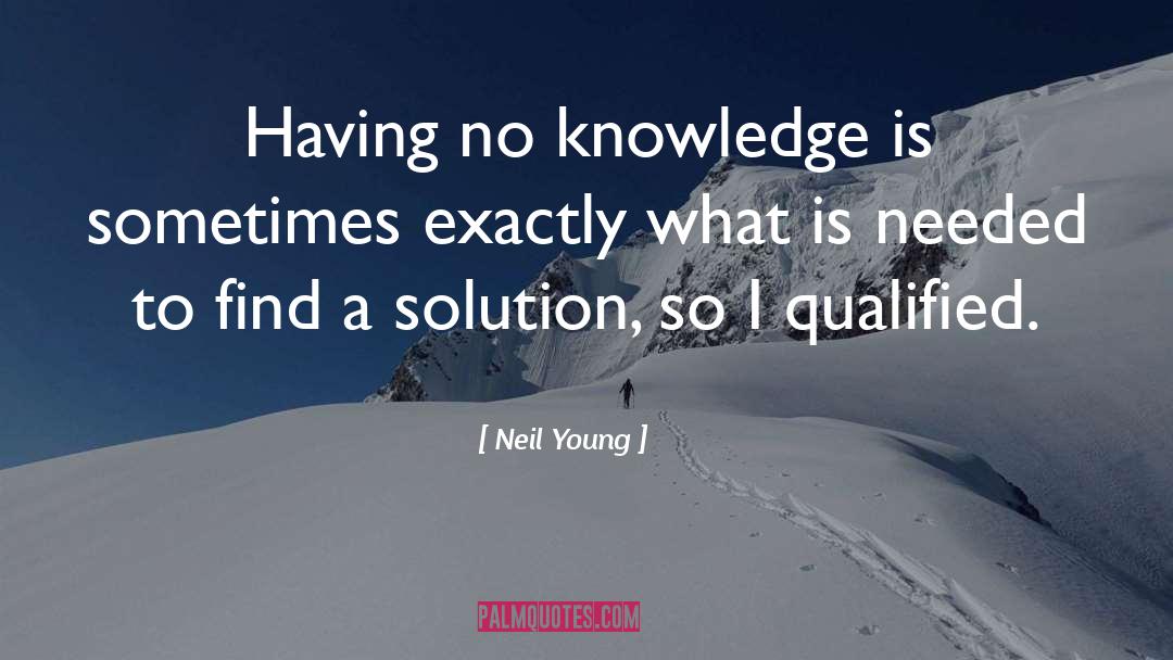 Find A Solution quotes by Neil Young