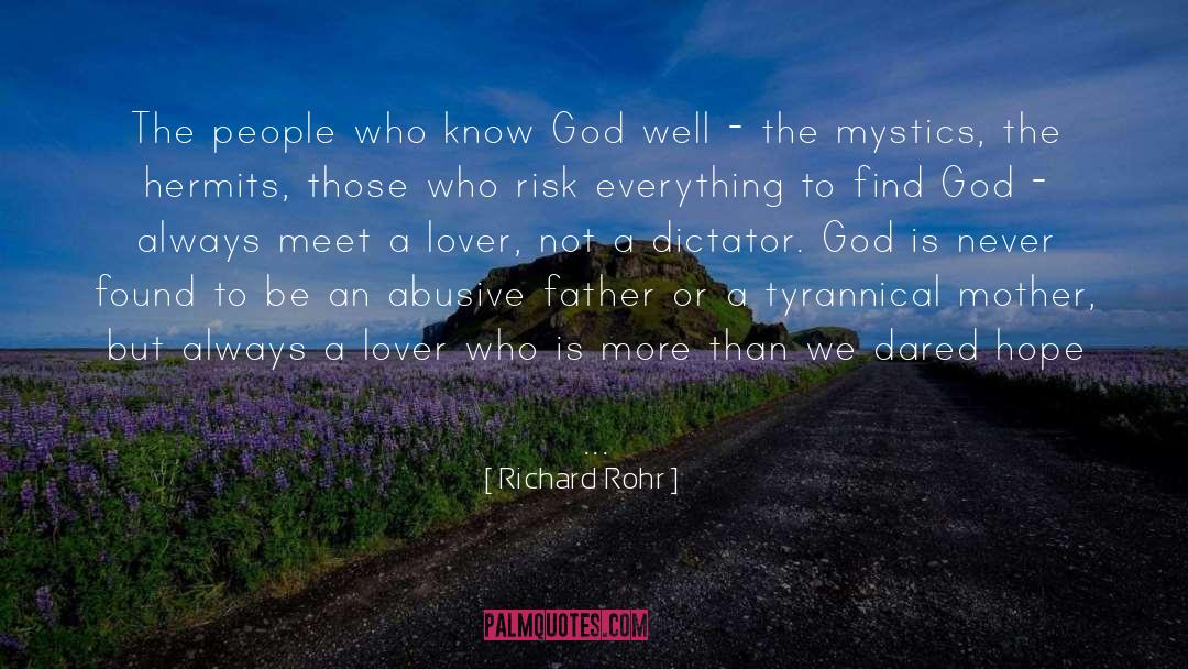 Find God quotes by Richard Rohr