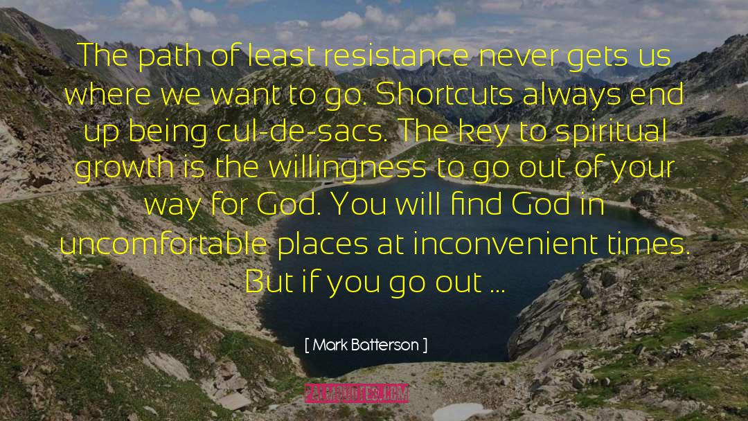 Find God quotes by Mark Batterson