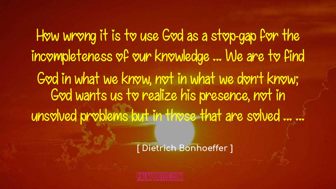 Find God quotes by Dietrich Bonhoeffer