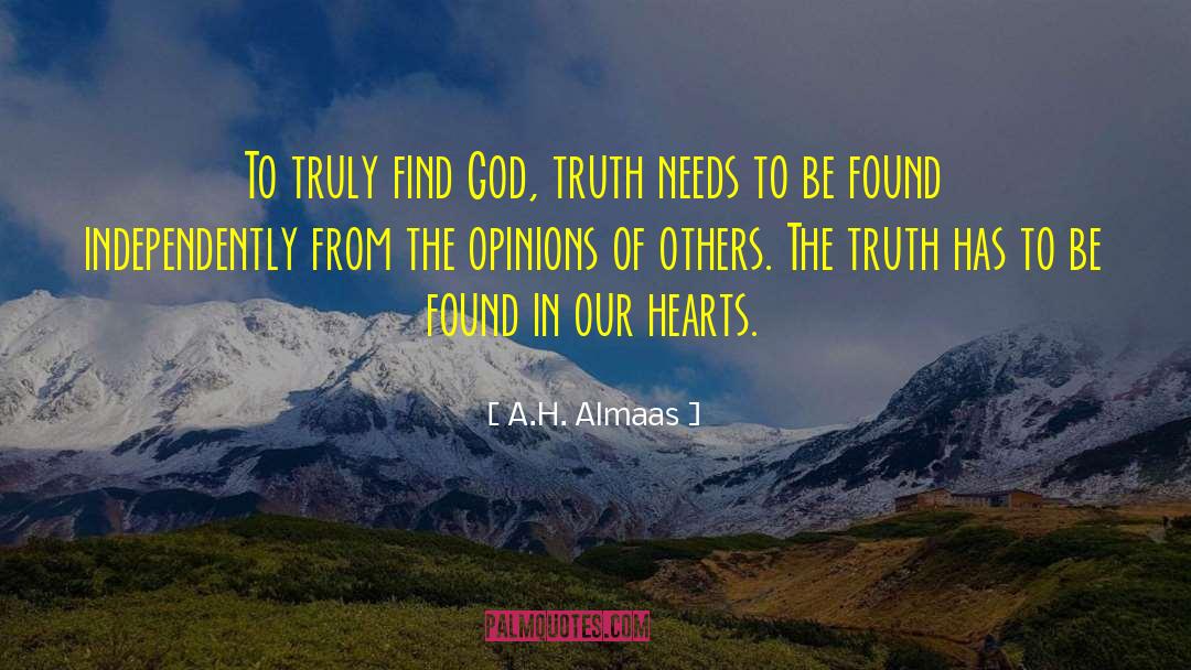 Find God quotes by A.H. Almaas