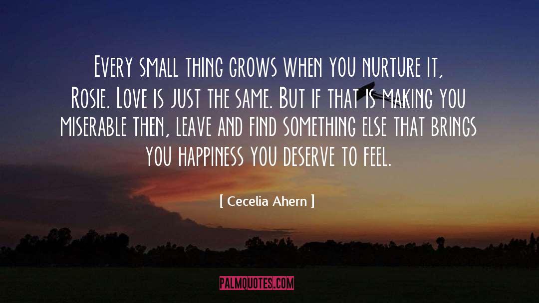 Find Happiness Love quotes by Cecelia Ahern