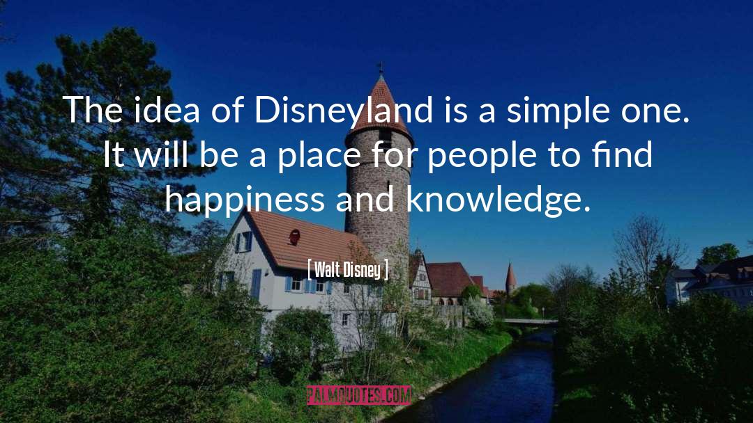 Find Happiness quotes by Walt Disney