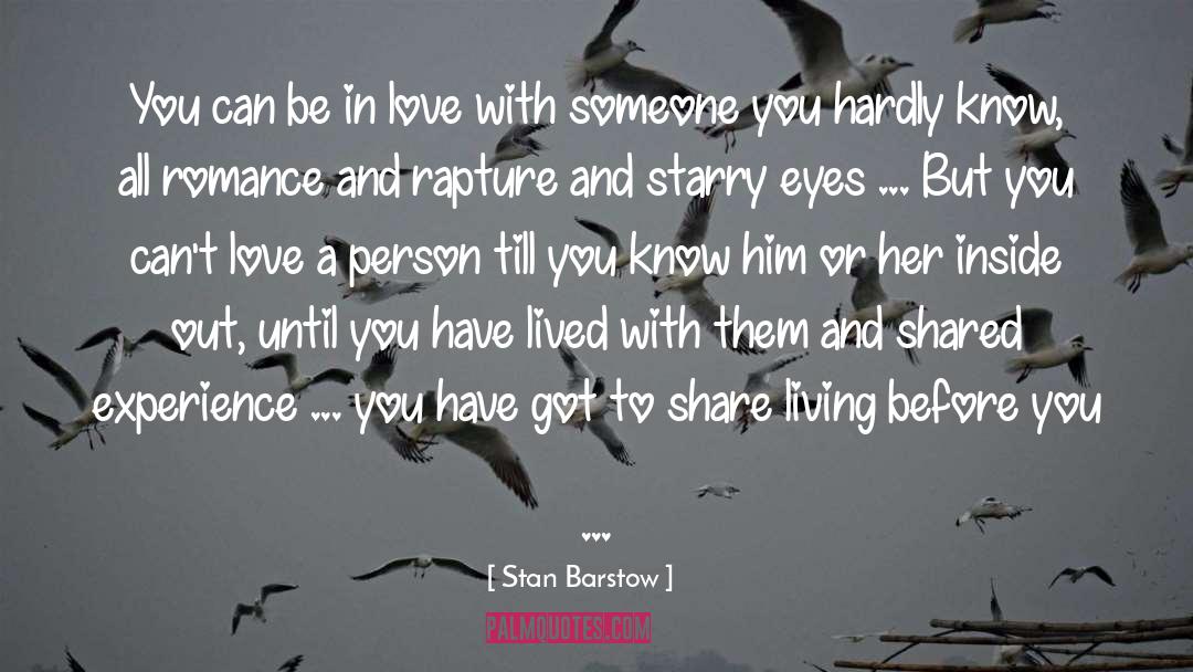 Find Love quotes by Stan Barstow