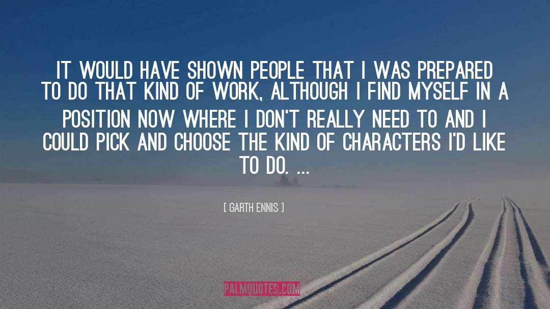 Find Myself quotes by Garth Ennis
