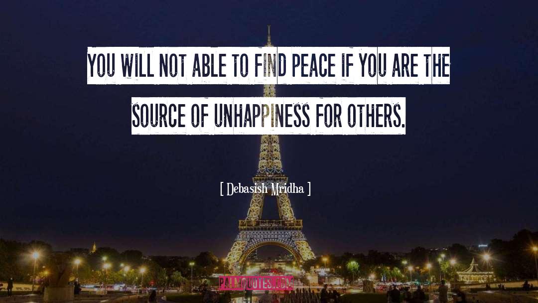 Find Peace quotes by Debasish Mridha