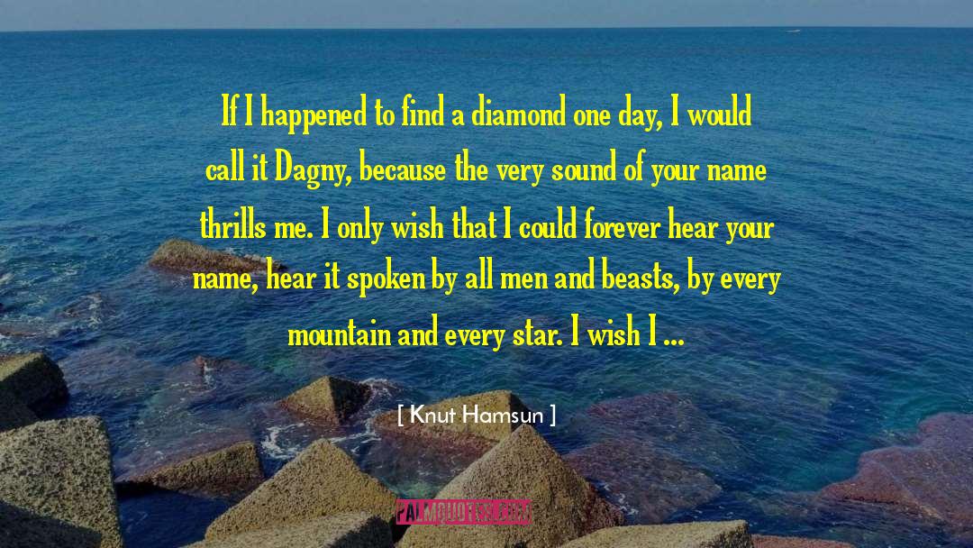 Find The Diamond In Your Heart quotes by Knut Hamsun