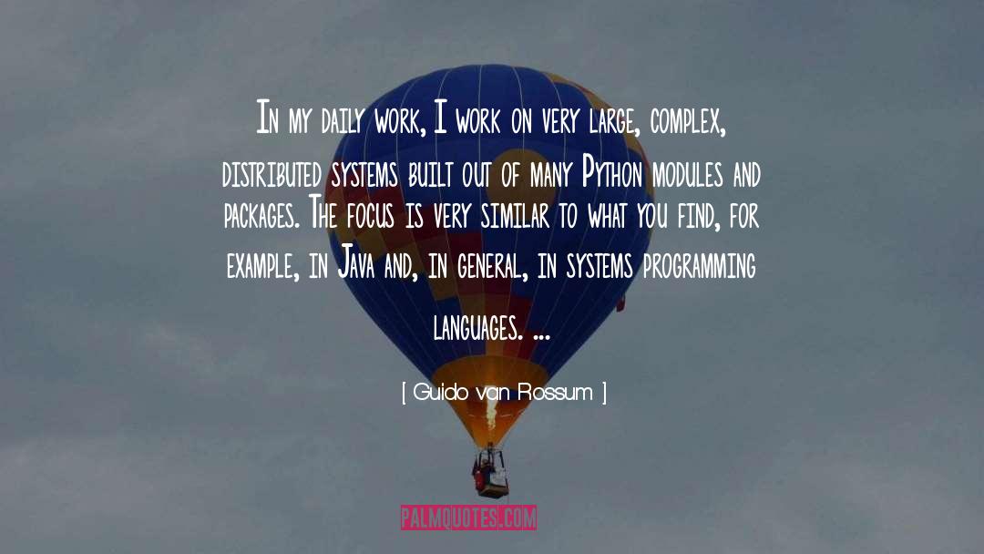 Find The Nearest quotes by Guido Van Rossum