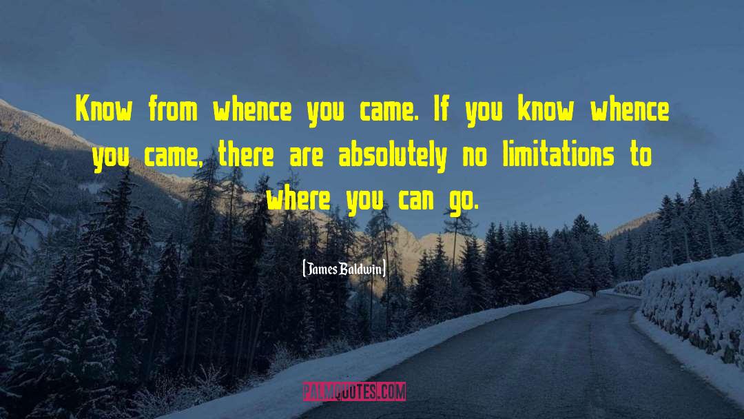 Find Where You Are quotes by James Baldwin