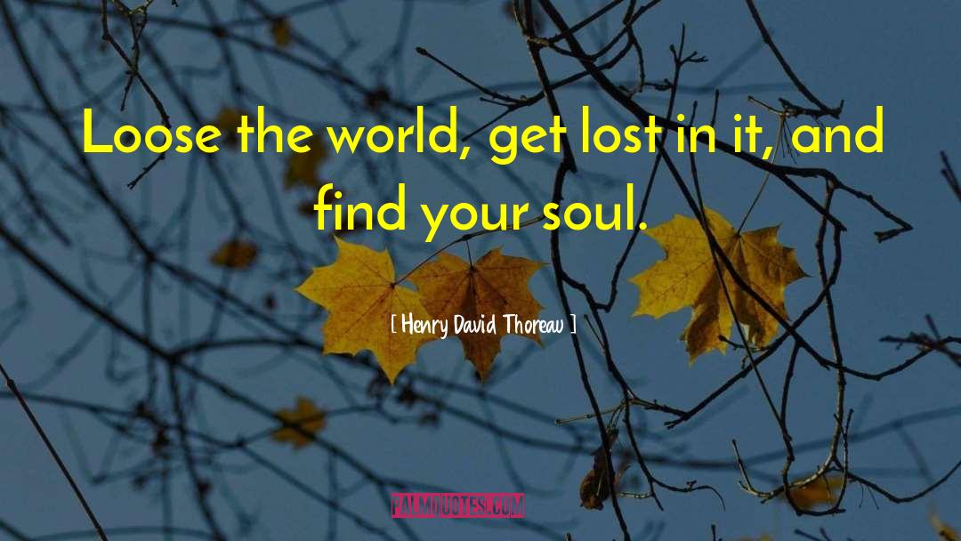 Find Your Soul quotes by Henry David Thoreau