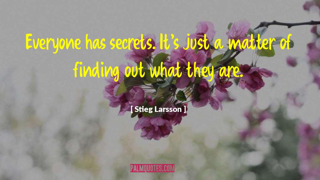 Finding A Publisher quotes by Stieg Larsson
