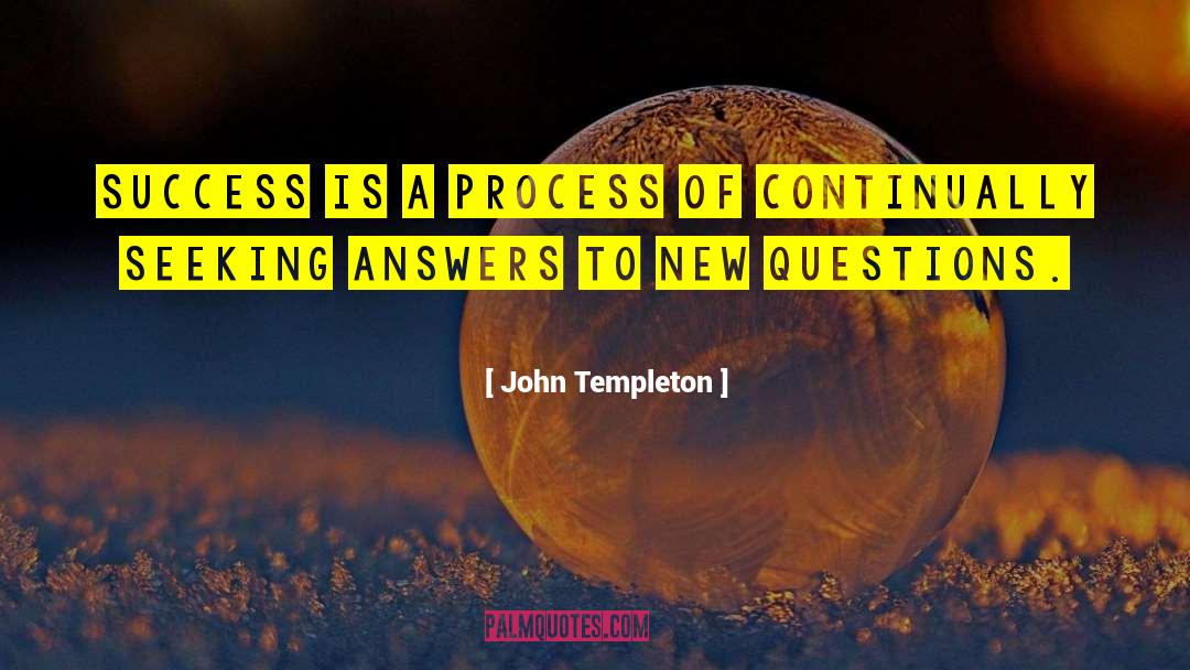 Finding Answers quotes by John Templeton