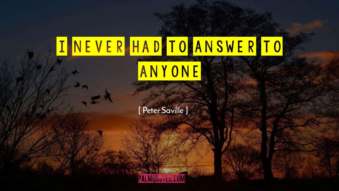 Finding Answers quotes by Peter Saville