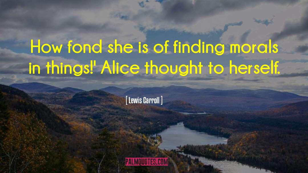 Finding Balance quotes by Lewis Carroll