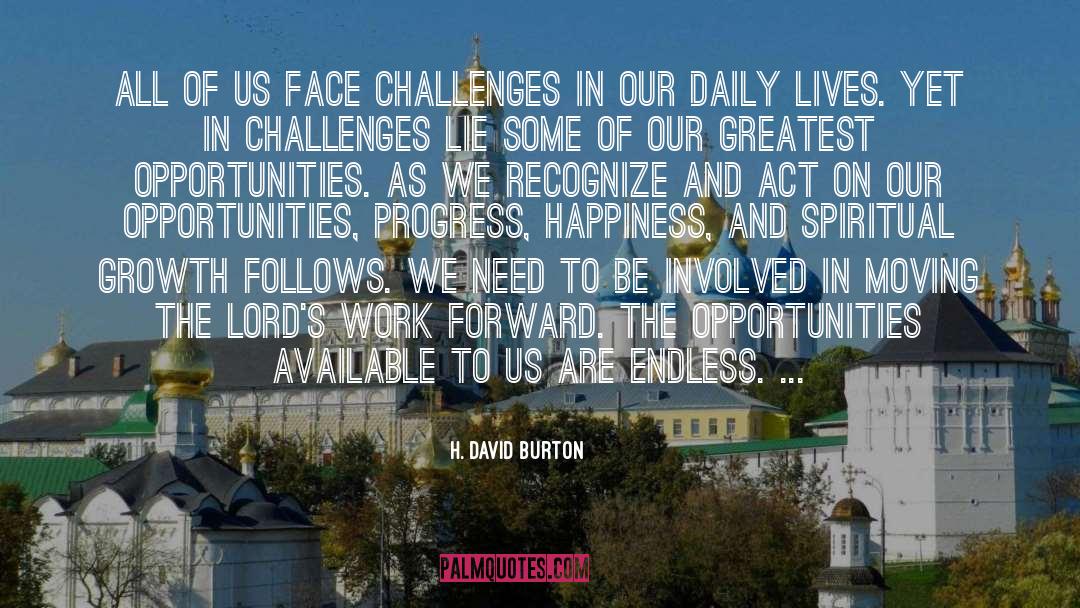 Finding Happiness And Moving On quotes by H. David Burton