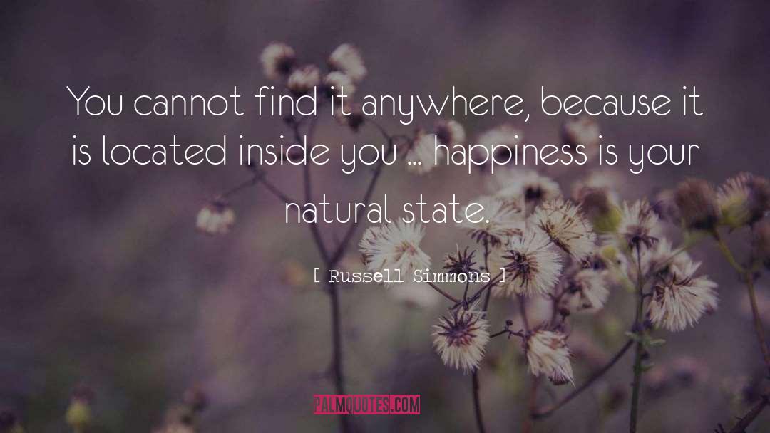 Finding Happiness quotes by Russell Simmons