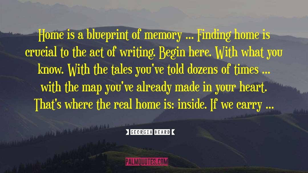 Finding Home quotes by Georgia Heard