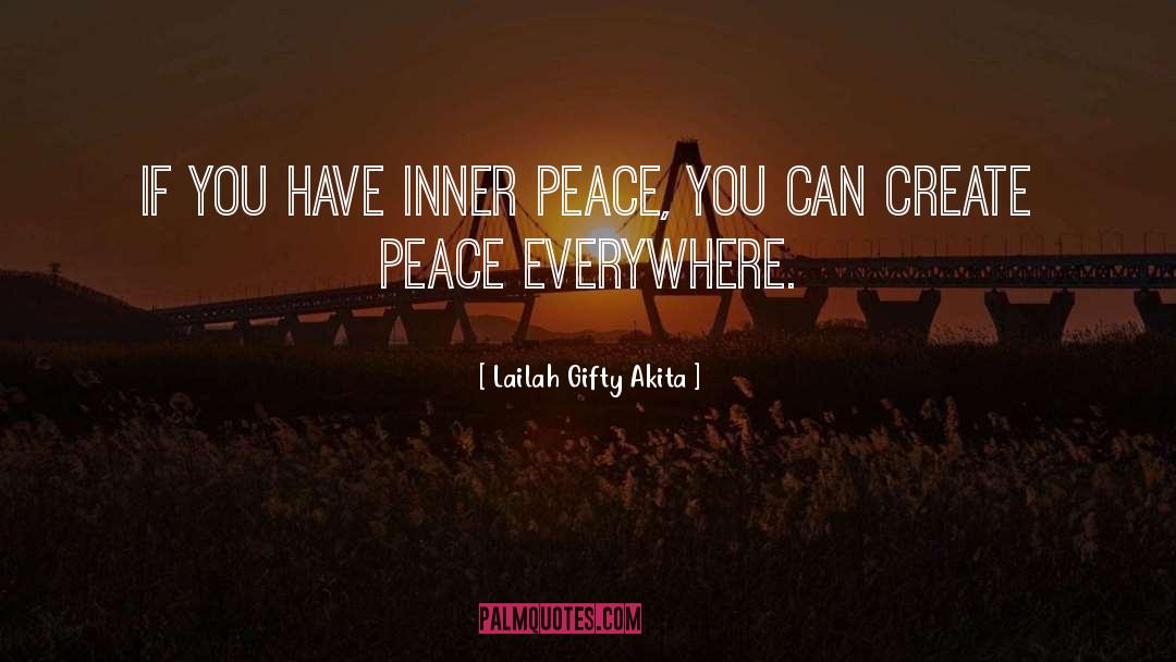 Finding Inner Peace quotes by Lailah Gifty Akita