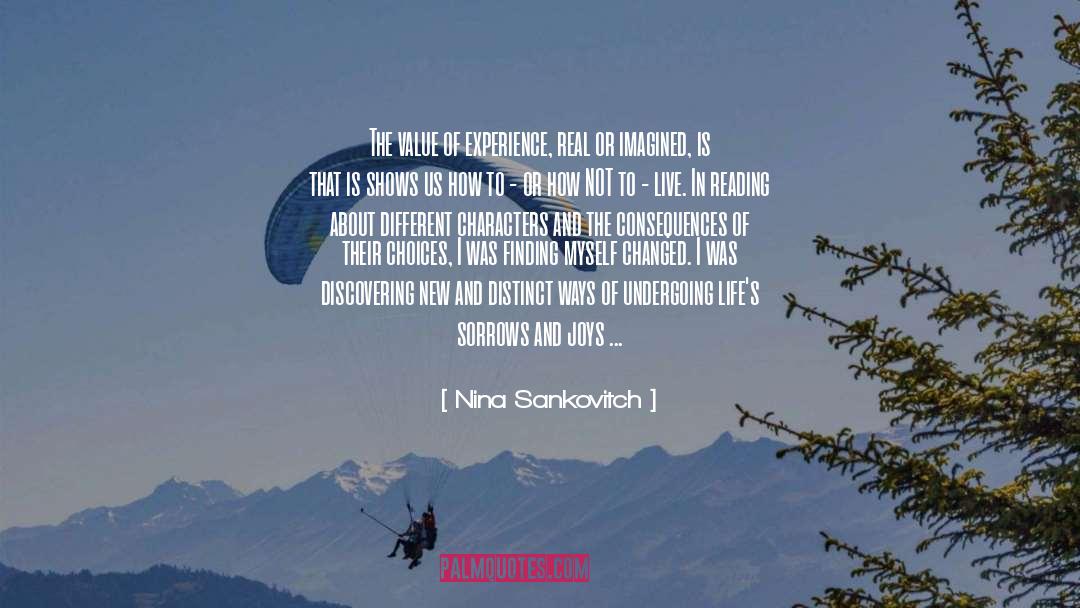 Finding Joy In The Journey quotes by Nina Sankovitch