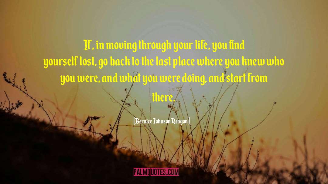 Finding Lost Family quotes by Bernice Johnson Reagon