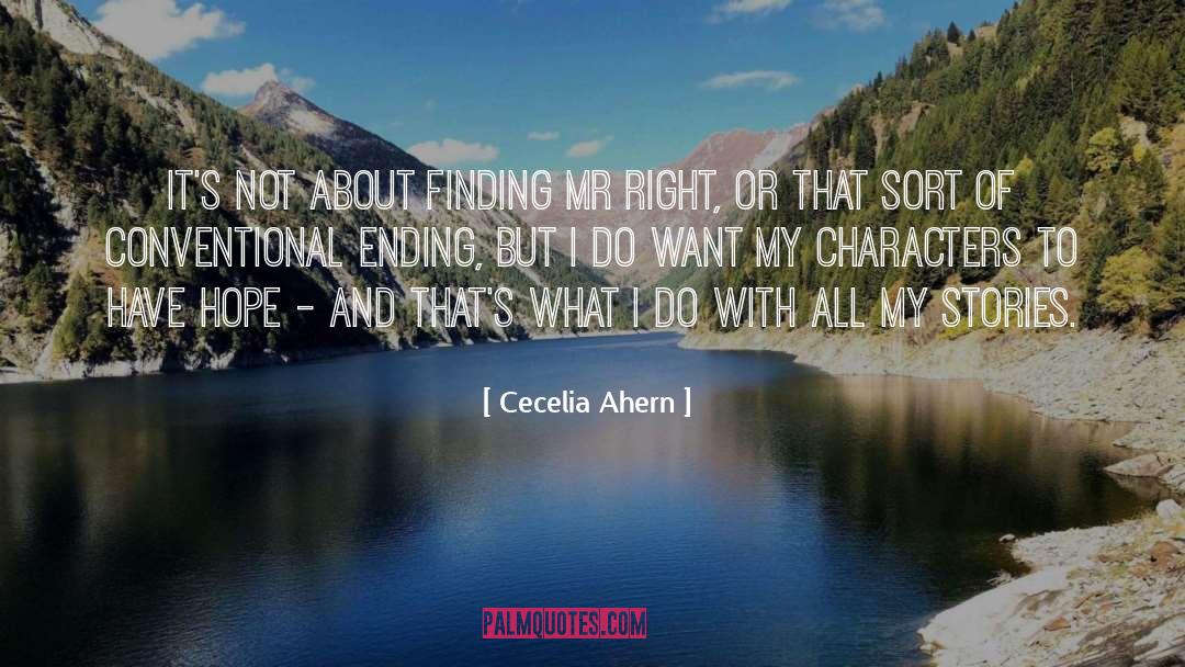 Finding Mr Brightside quotes by Cecelia Ahern