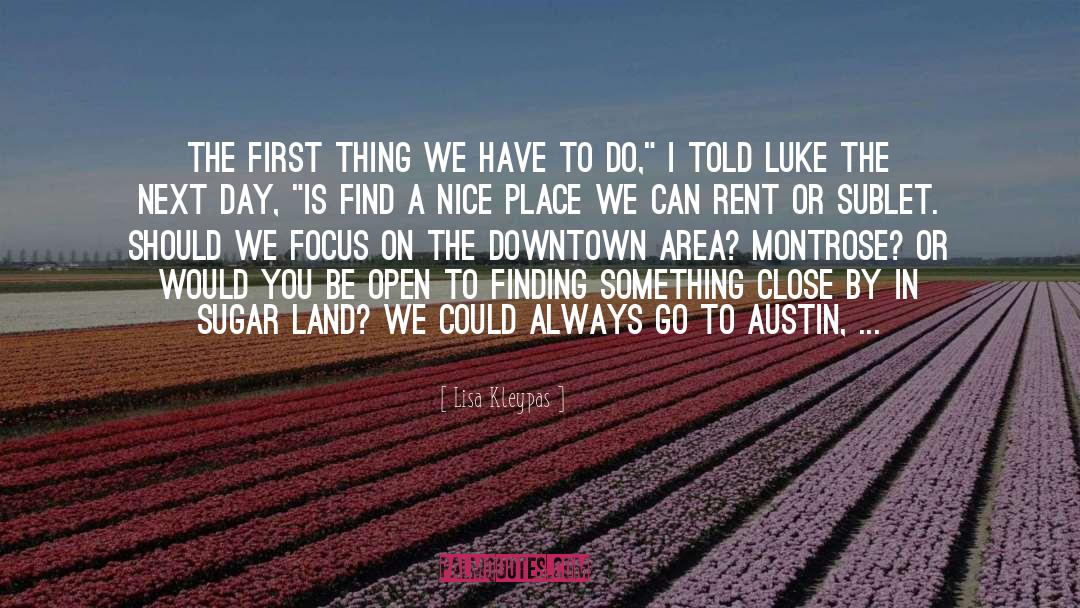 Finding Ones Place quotes by Lisa Kleypas
