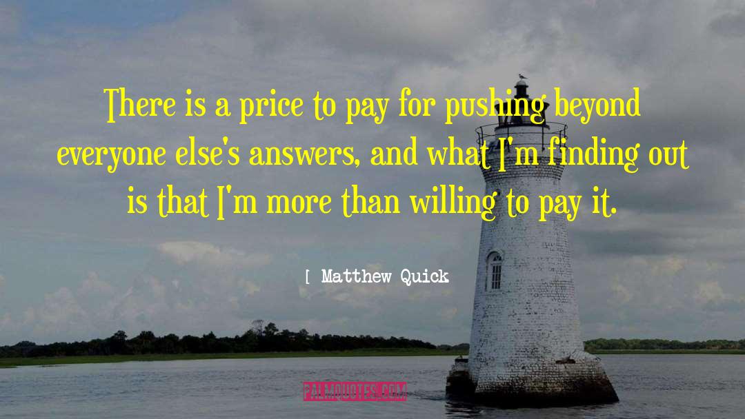 Finding Out quotes by Matthew Quick