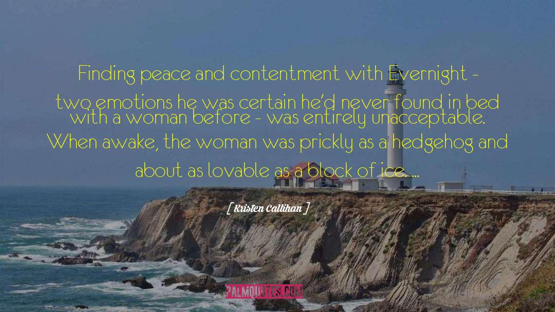 Finding Peace In Silence quotes by Kristen Callihan