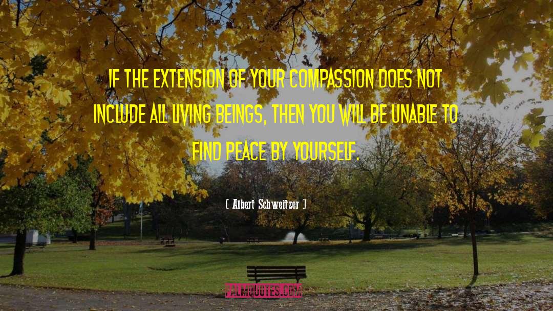 Finding Peace quotes by Albert Schweitzer