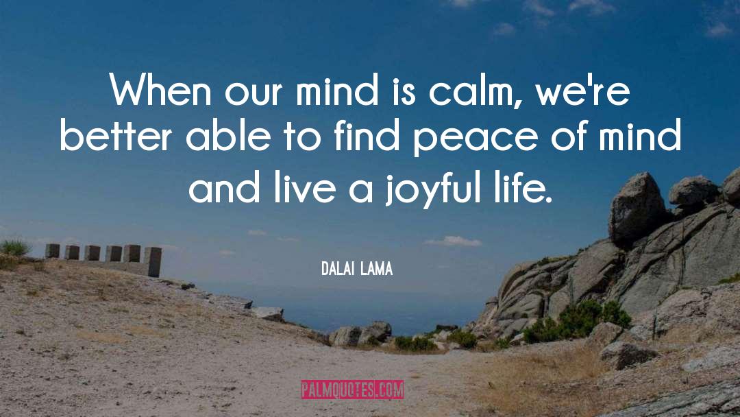 Finding Peace quotes by Dalai Lama