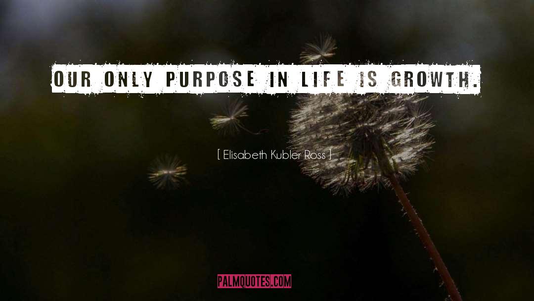 Finding Purpose quotes by Elisabeth Kubler Ross