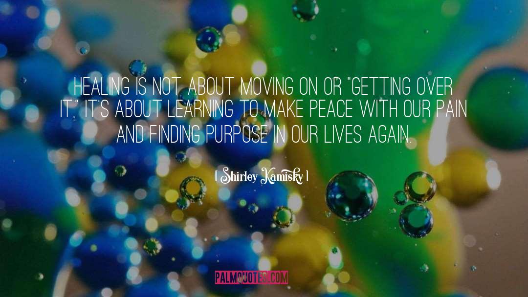 Finding Purpose quotes by Shirley Kamisky