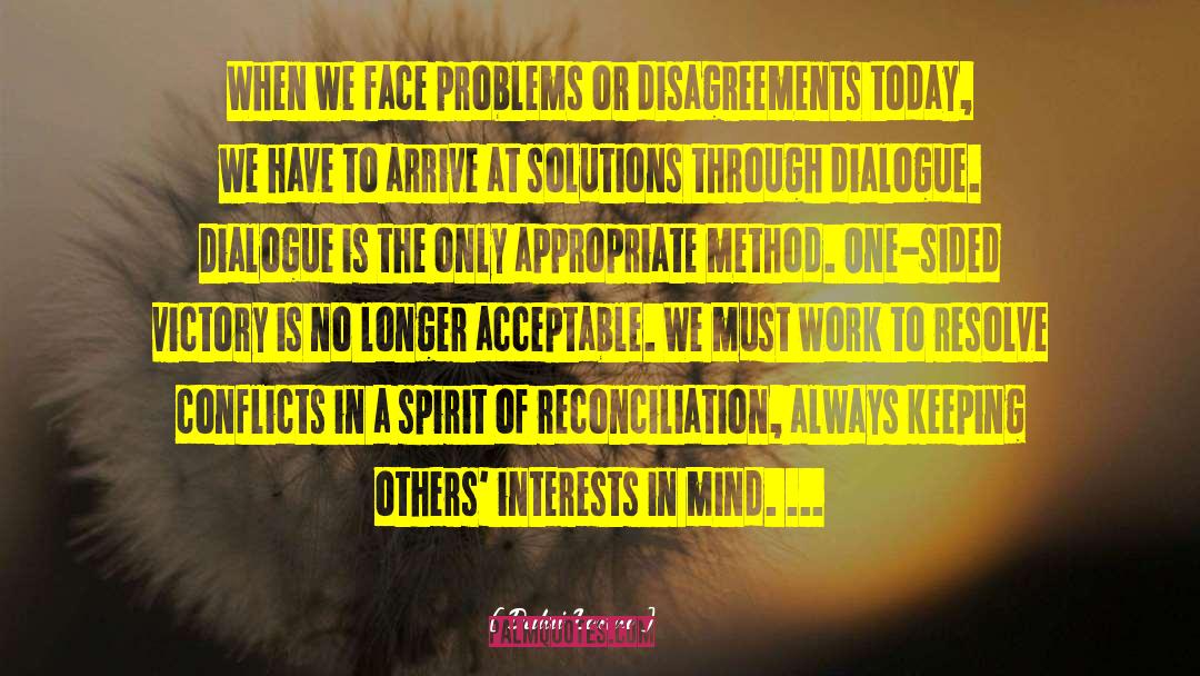 Finding Solutions To Problems quotes by Dalai Lama