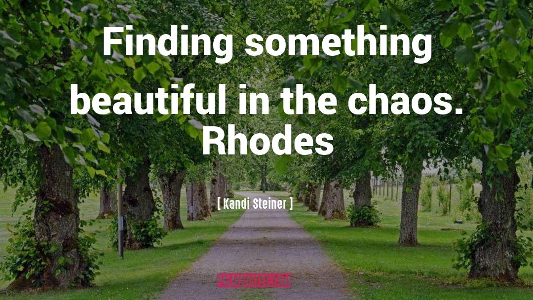 Finding Something quotes by Kandi Steiner