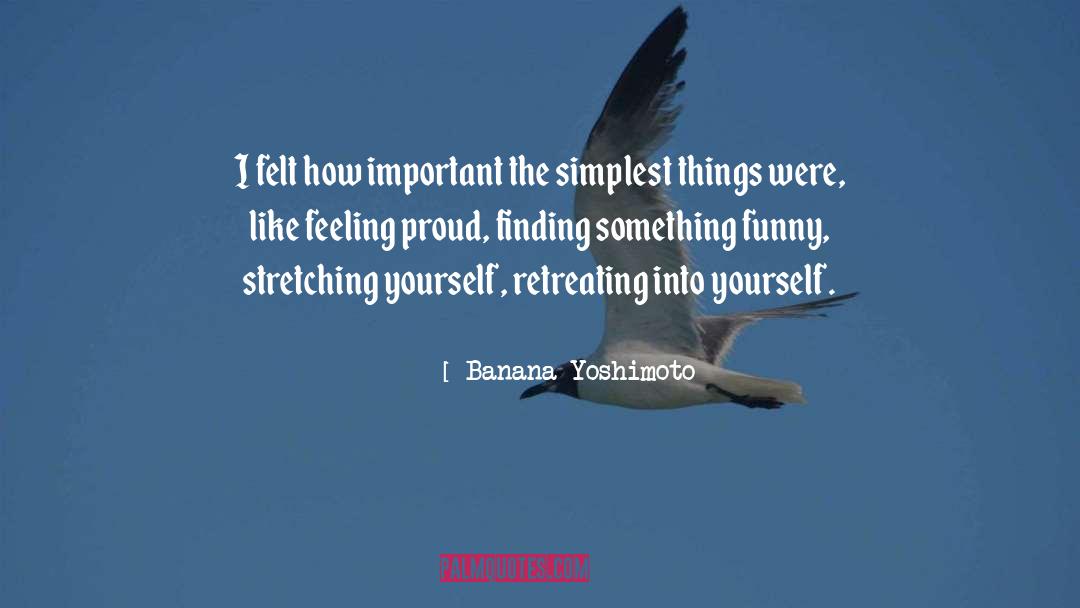 Finding Something quotes by Banana Yoshimoto