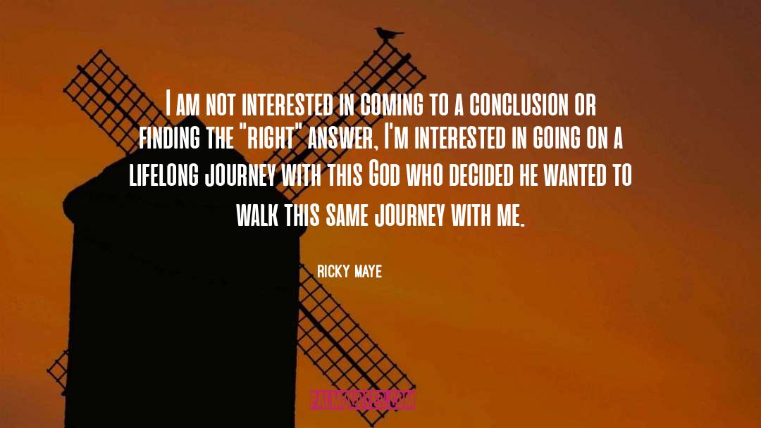 Finding Spiritual Whitespace quotes by Ricky Maye