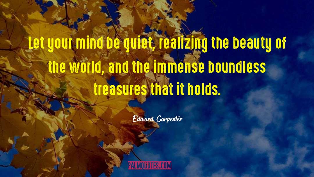 Finding The Beauty quotes by Edward Carpenter