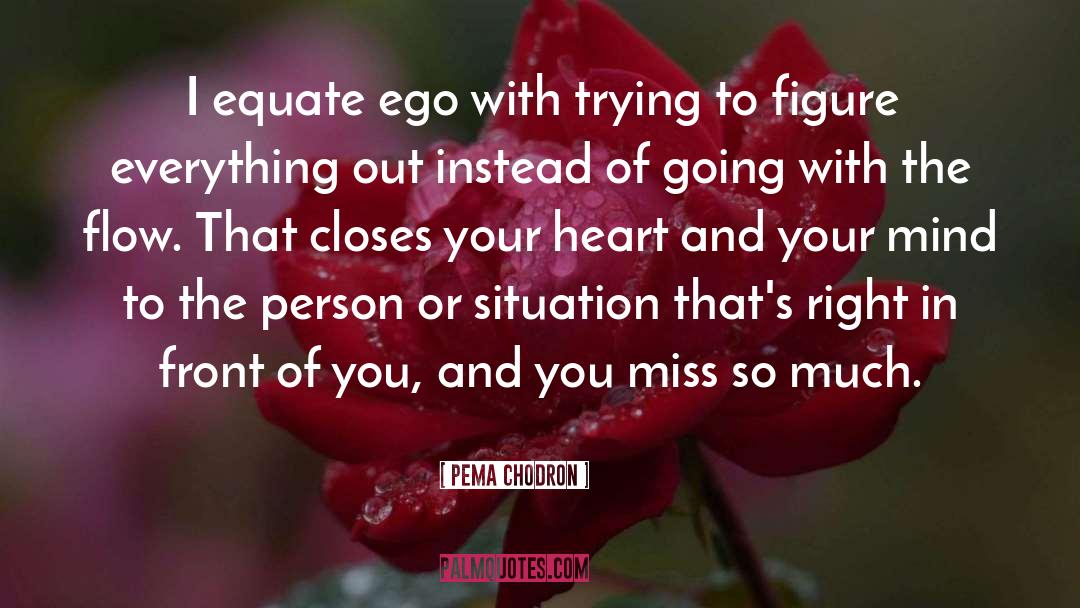 Finding The Right Person quotes by Pema Chodron