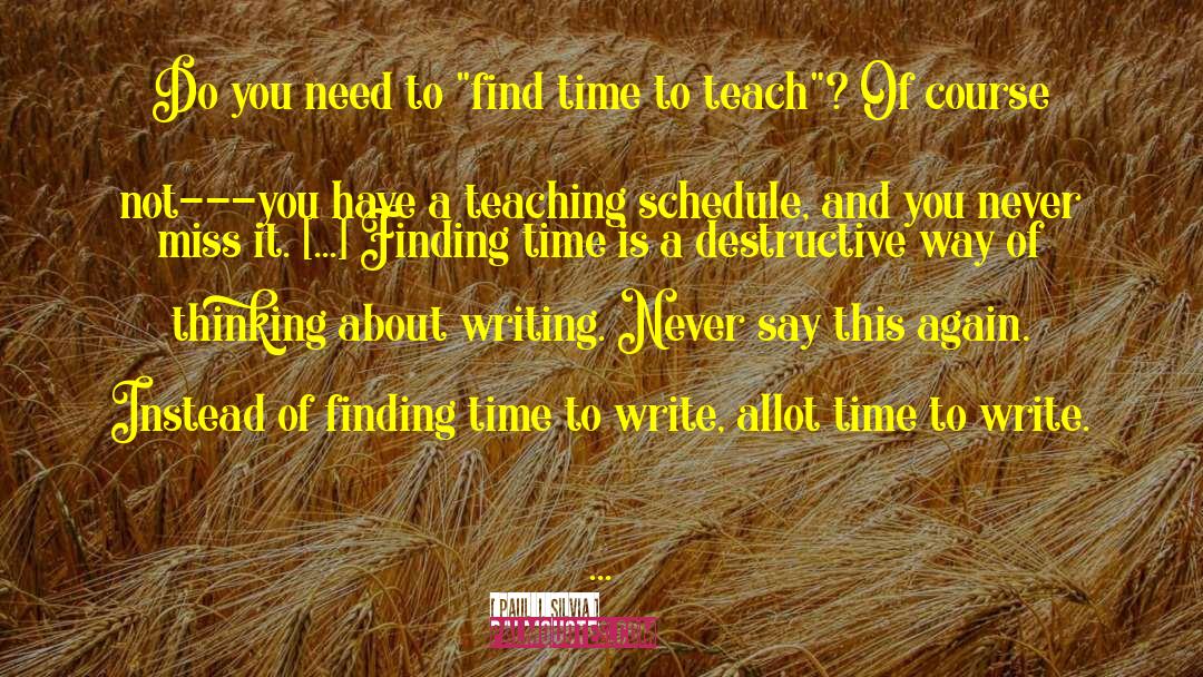 Finding Time quotes by Paul J. Silvia