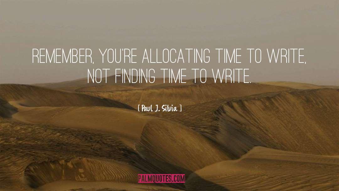 Finding Time quotes by Paul J. Silvia