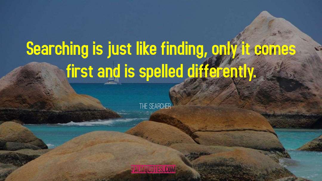 Finding Typing quotes by The Searcher