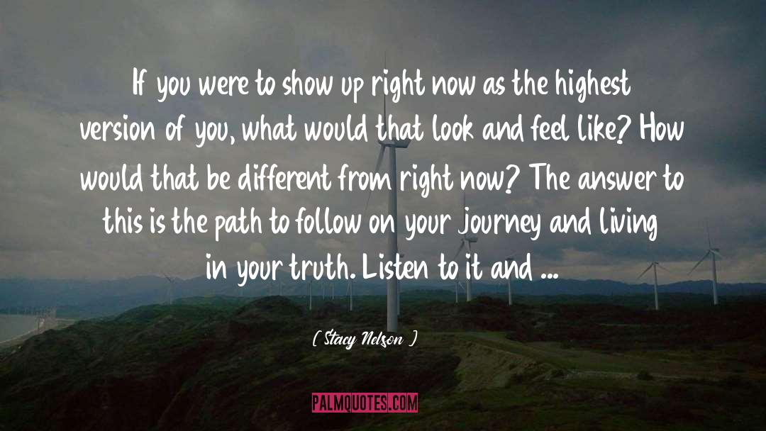 Finding Your Right Path quotes by Stacy Nelson