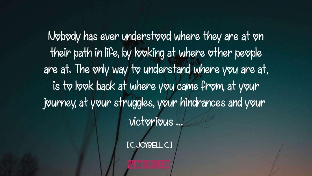 Finding Your Way quotes by C. JoyBell C.