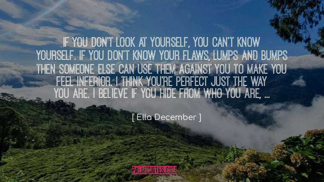 Finding Yourself Beautiful quotes by Ella December