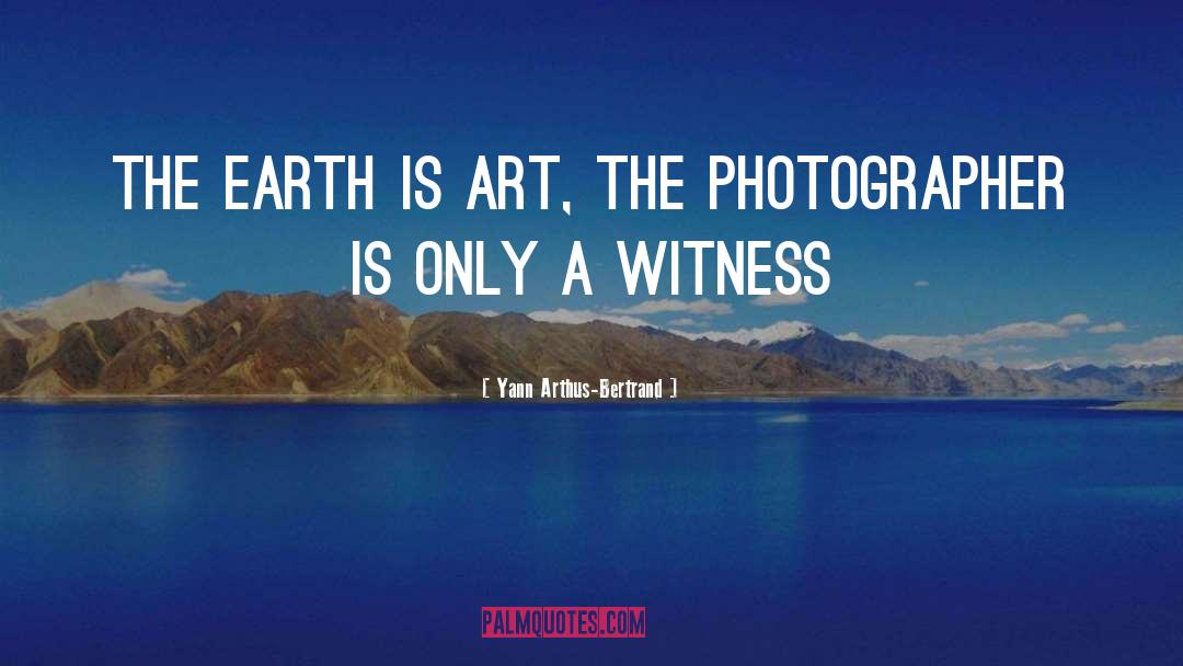 Fine Art Photographer quotes by Yann Arthus-Bertrand