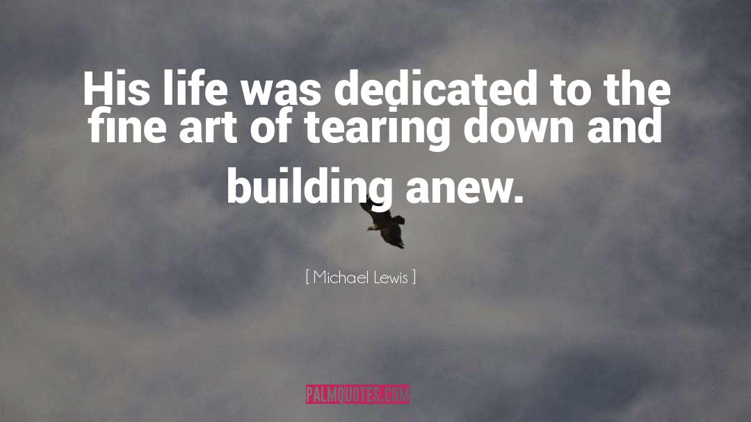 Fine Art quotes by Michael Lewis